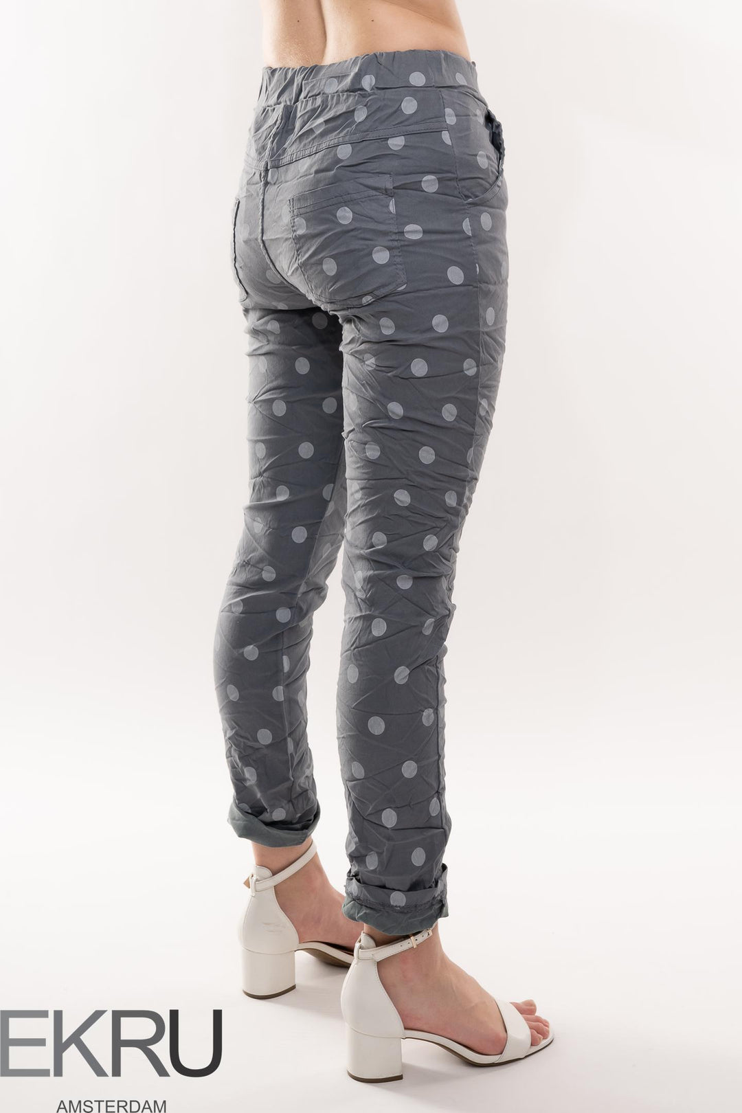 Euro Crafted Spots Travel Pant - Breathable Naturals | Glam & Fame Clothing