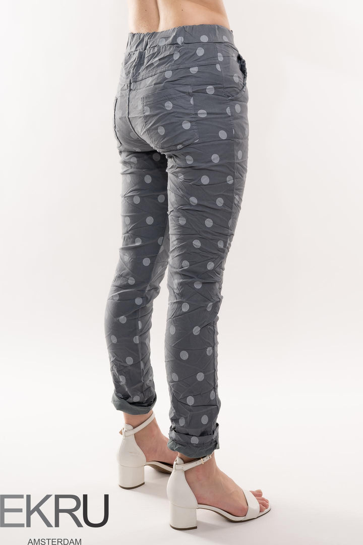 Euro Crafted Spots Travel Pant - Breathable Naturals | Glam & Fame Clothing