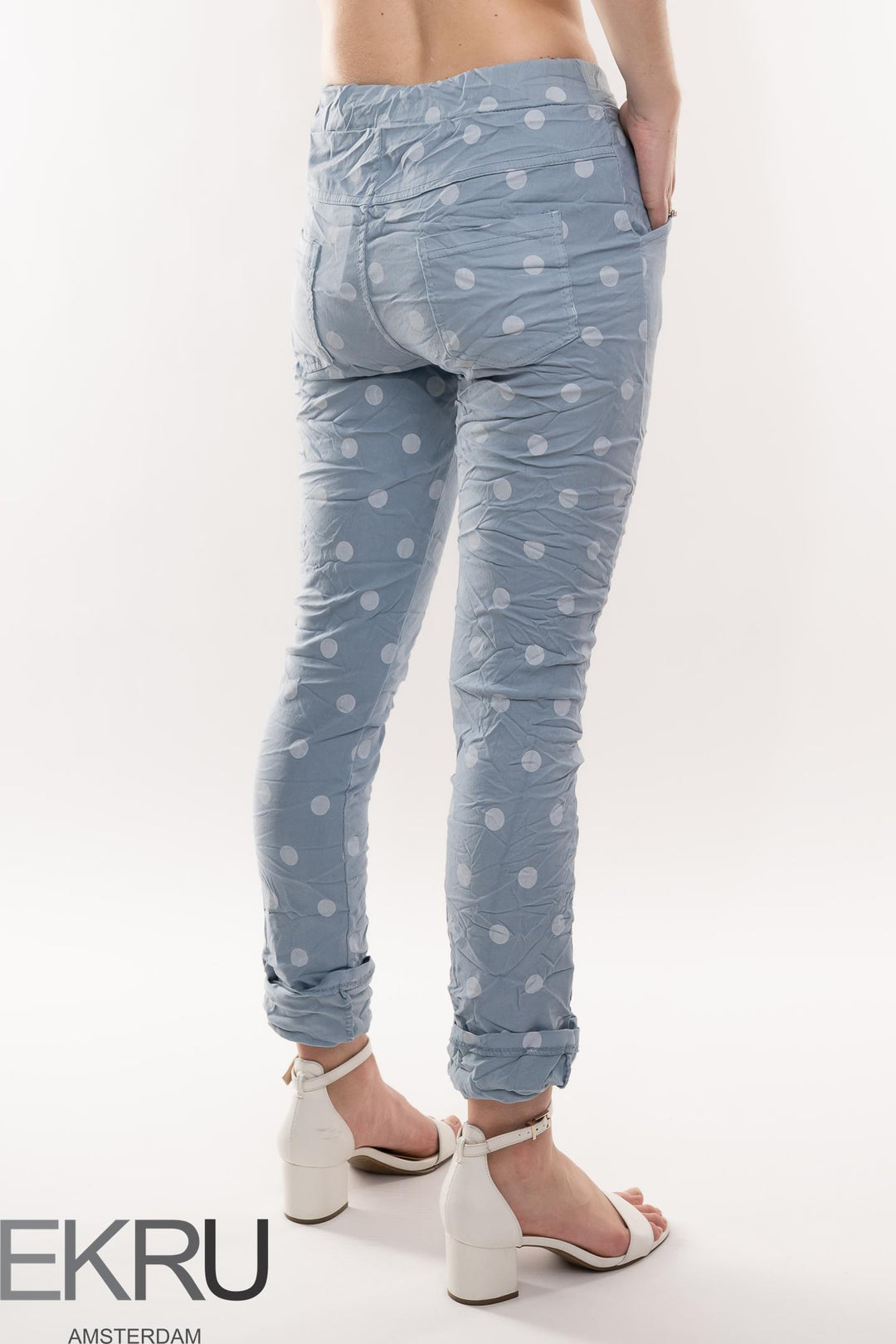 Euro Crafted Spots Travel Pant - Breathable Naturals | Glam & Fame Clothing