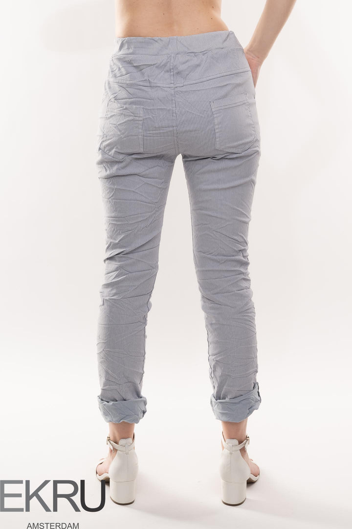 Euro Crinkle Travel Pant Print - Breathable Naturals | Glam & Fame Clothing