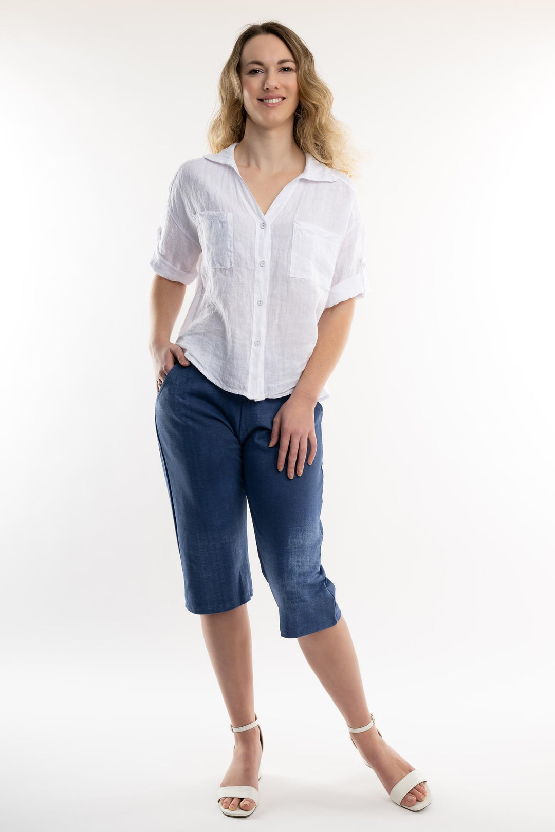 Euro Cotton Bermudas - Breathable Naturals | Glam & Fame Clothing