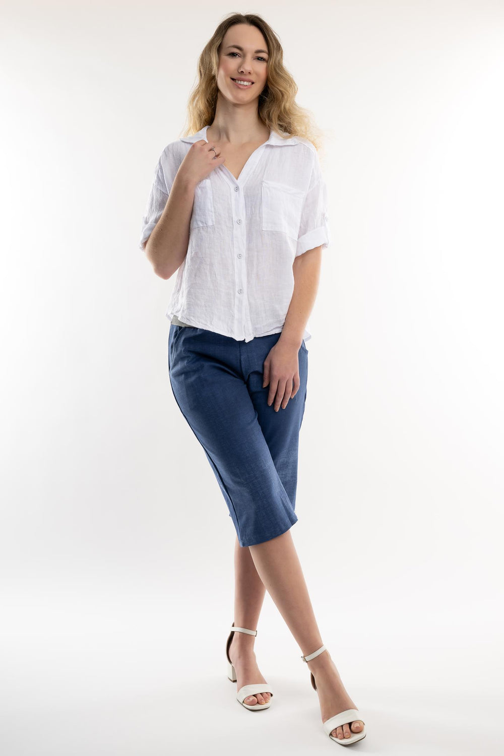 Euro Cotton Bermudas - Breathable Naturals | Glam & Fame Clothing