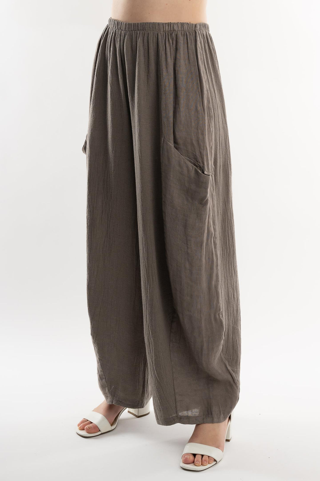 Euro Crafted Linen Blend Pants - Breathable Naturals | Glam & Fame Clothing