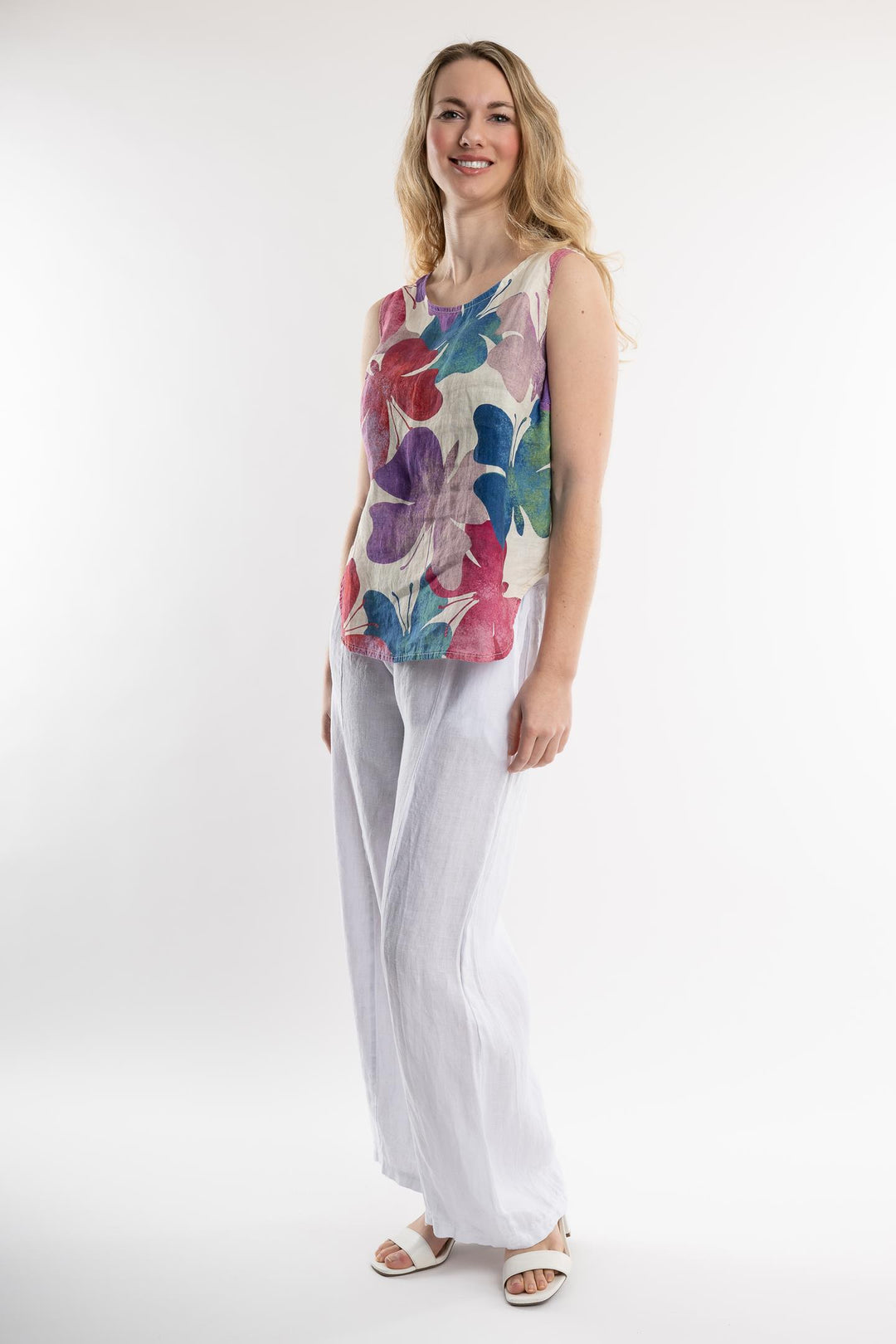 Euro Crafted French  Linen Top