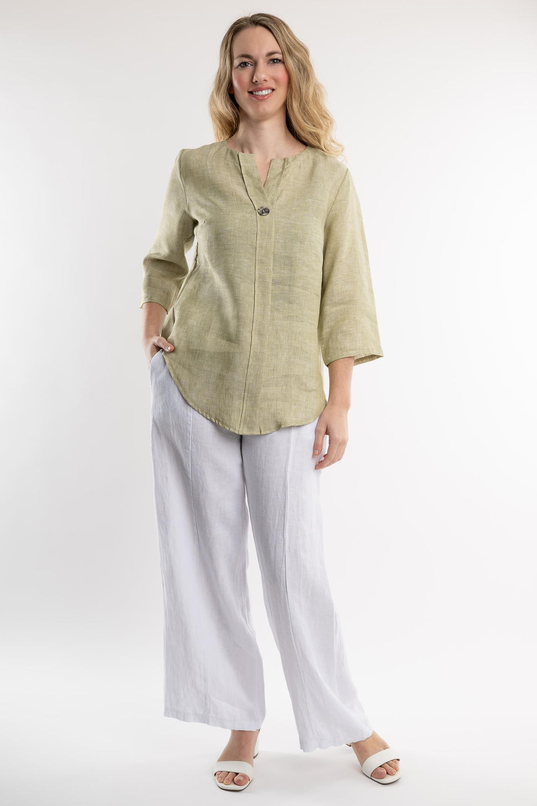 Belgian Linen Dress Shirt - Breathable Naturals | Glam & Fame Clothing