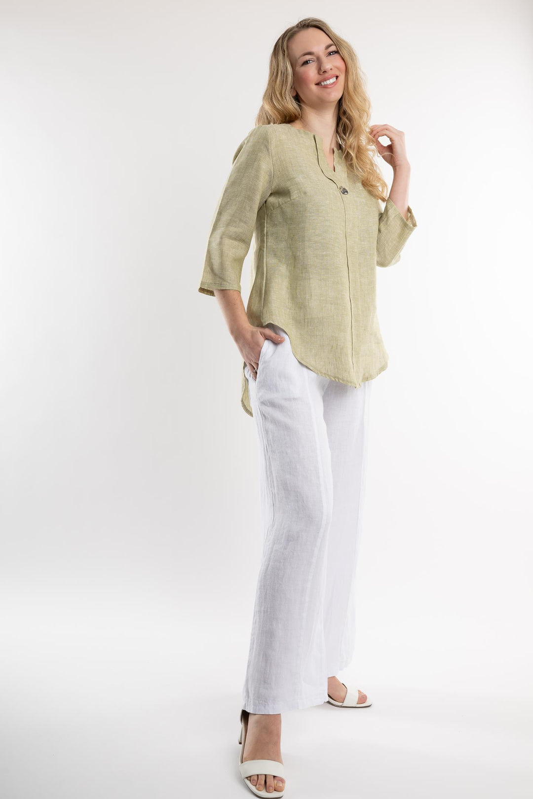 Belgian Linen Dress Shirt - Breathable Naturals | Glam & Fame Clothing