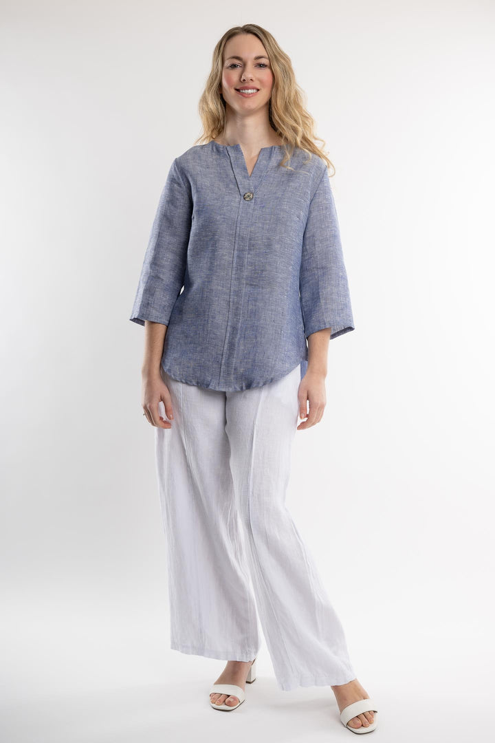 Belgian Linen Dress Shirt - Breathable Naturals | Glam & Fame Clothing