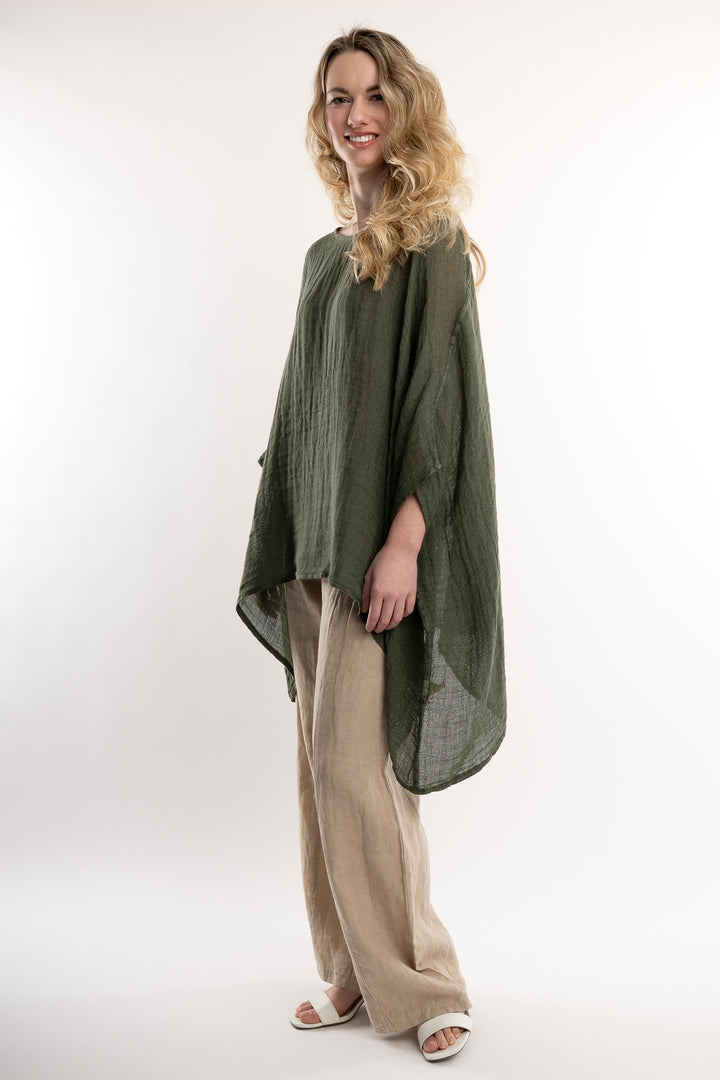 Belgian Linen Layering Cover Up - Breathable Naturals | Glam & Fame Clothing