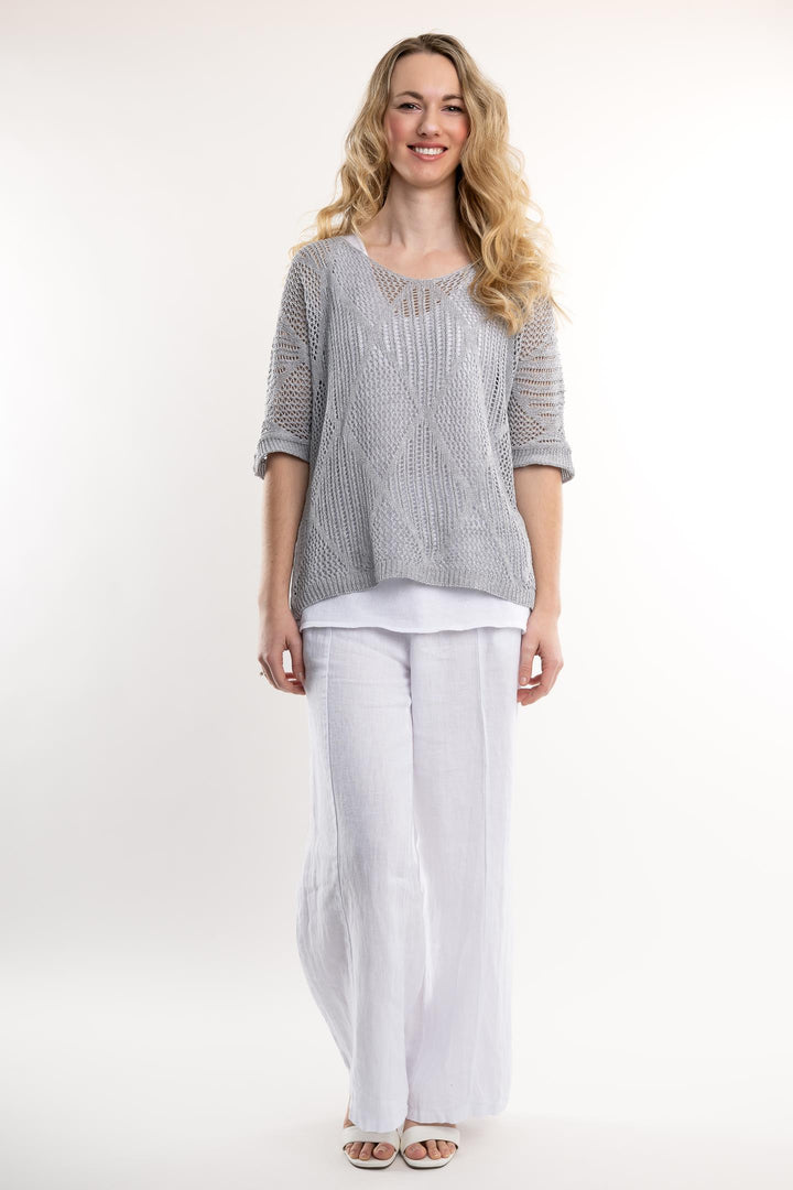 Euro Cotton Knit Pattern Top