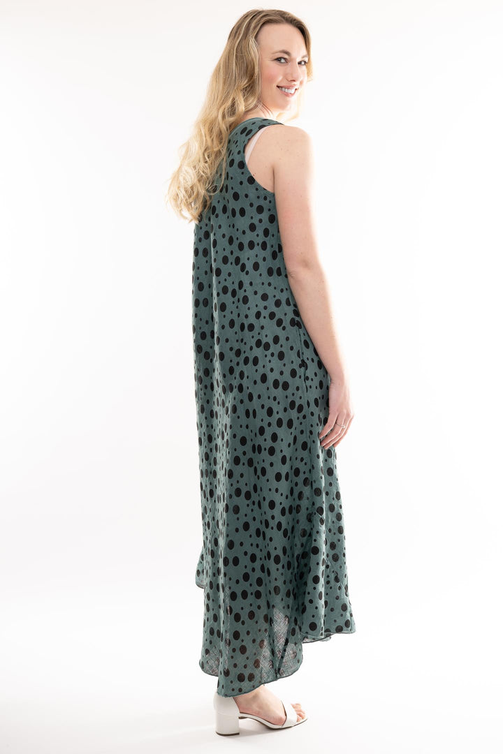 Premium French Linen Bias Dress - Breathable Naturals | Glam & Fame Clothing
