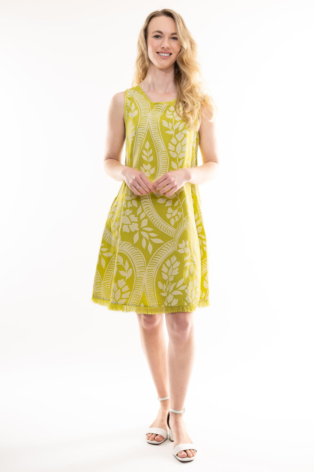 Euro Crafted Linen Blend Holiday Dress - Breathable Naturals | Glam & Fame Clothing