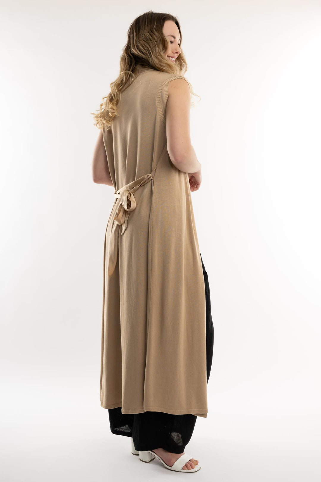 Euro Cotton Knit Duster - Breathable Naturals | Glam & Fame Clothing