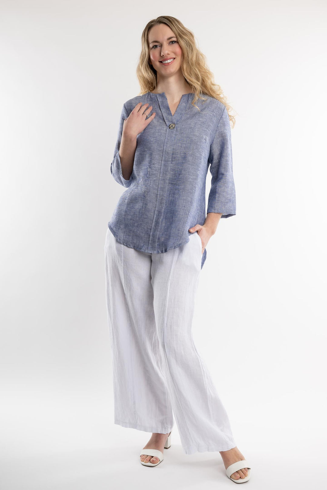 Belgian Linen Dress Shirt - Breathable Naturals | Glam & Fame Clothing