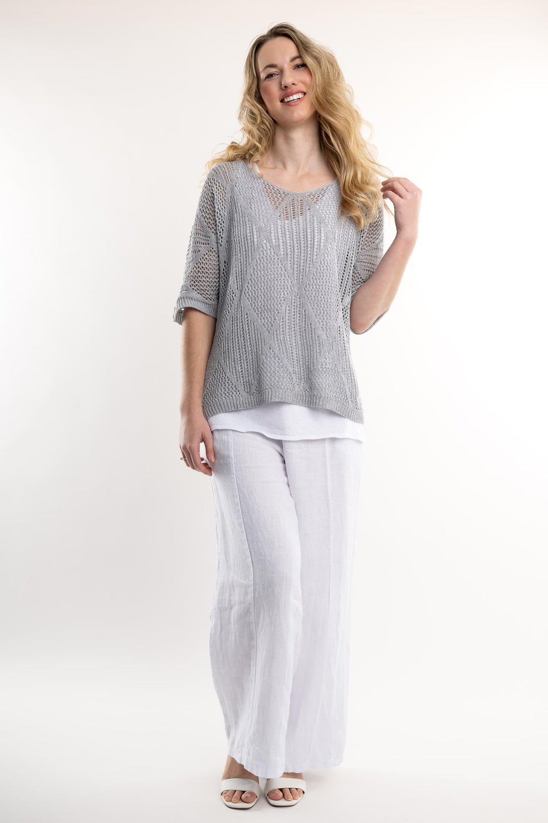 Euro Cotton Knit Pattern Top