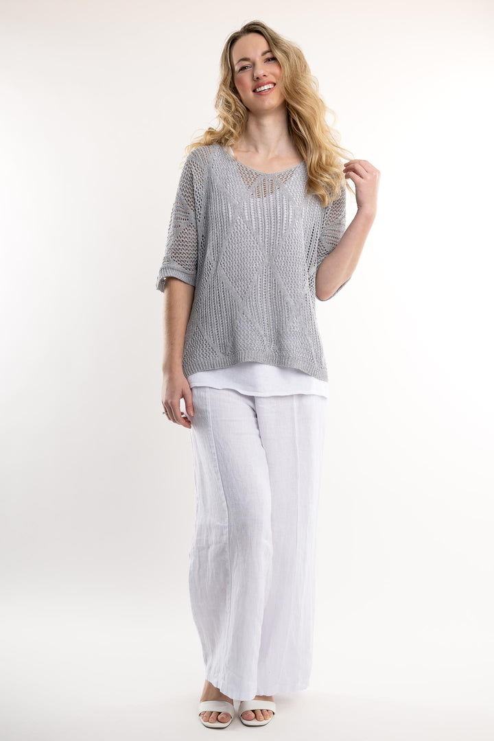 Euro Cotton Knit Pattern Top