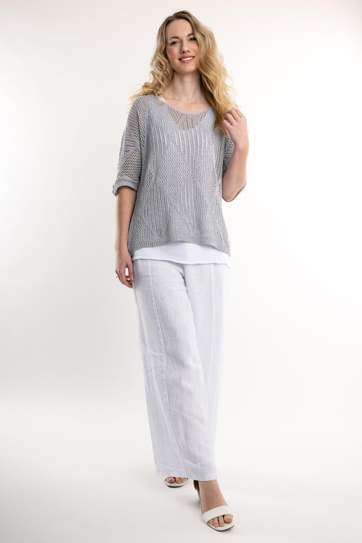 Euro Cotton Knit Pattern Top