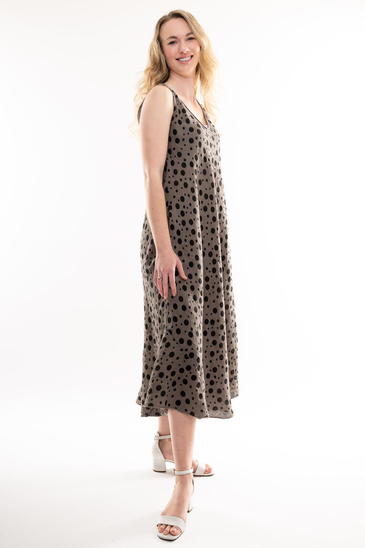 Premium French Linen Bias Dress - Breathable Naturals | Glam & Fame Clothing