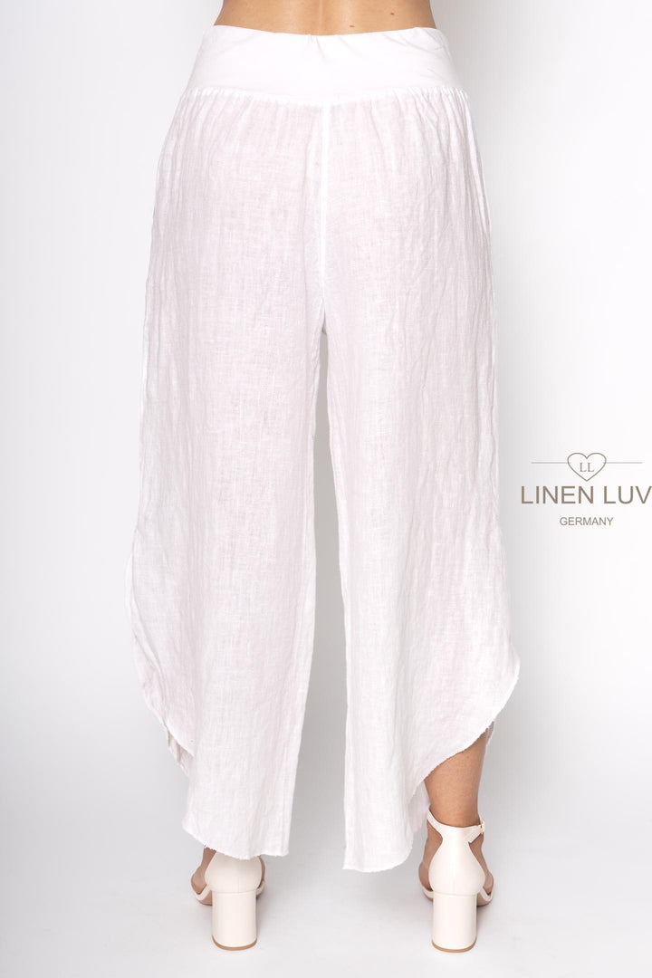 French Linen Flutter Pant - Breathable Naturals | Glam & Fame Clothing