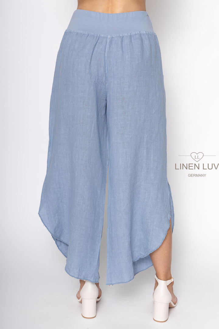 French Linen Flutter Pant - Breathable Naturals | Glam & Fame Clothing