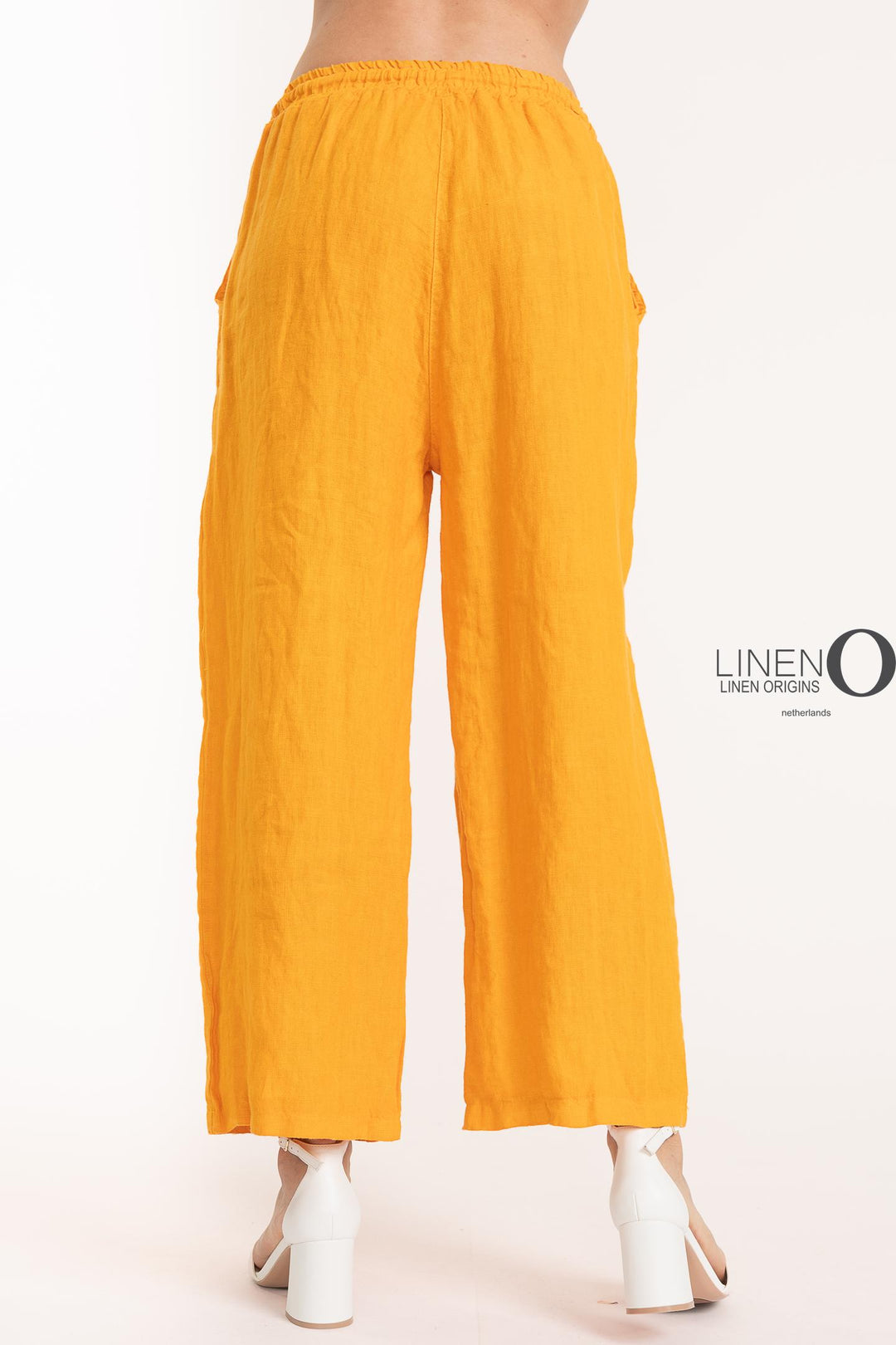 French Linen Crop Pant Premium Woven - Breathable Naturals | Glam & Fame Clothing