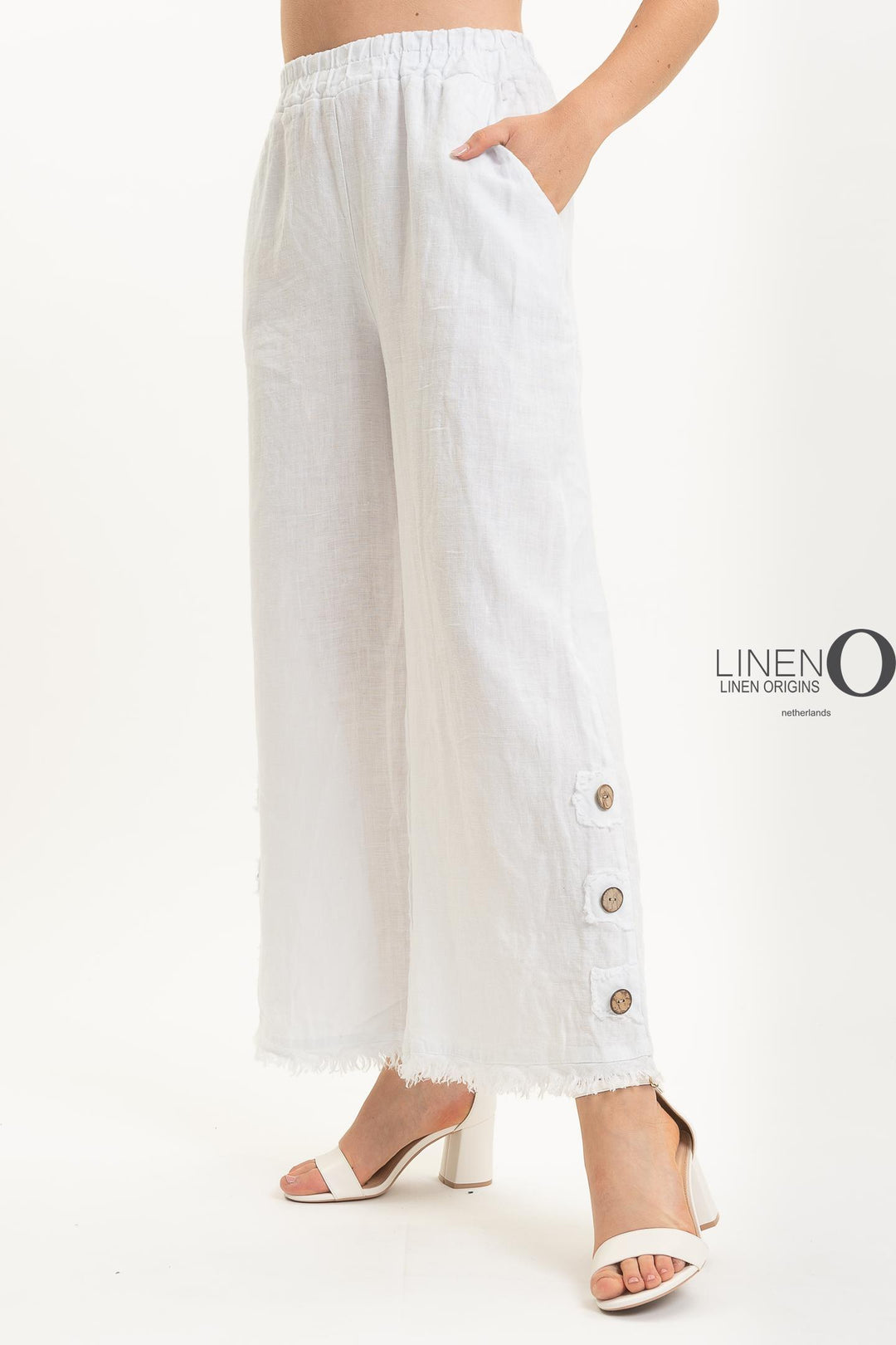 French Linen Pant Premium Woven - Breathable Naturals | Glam & Fame Clothing
