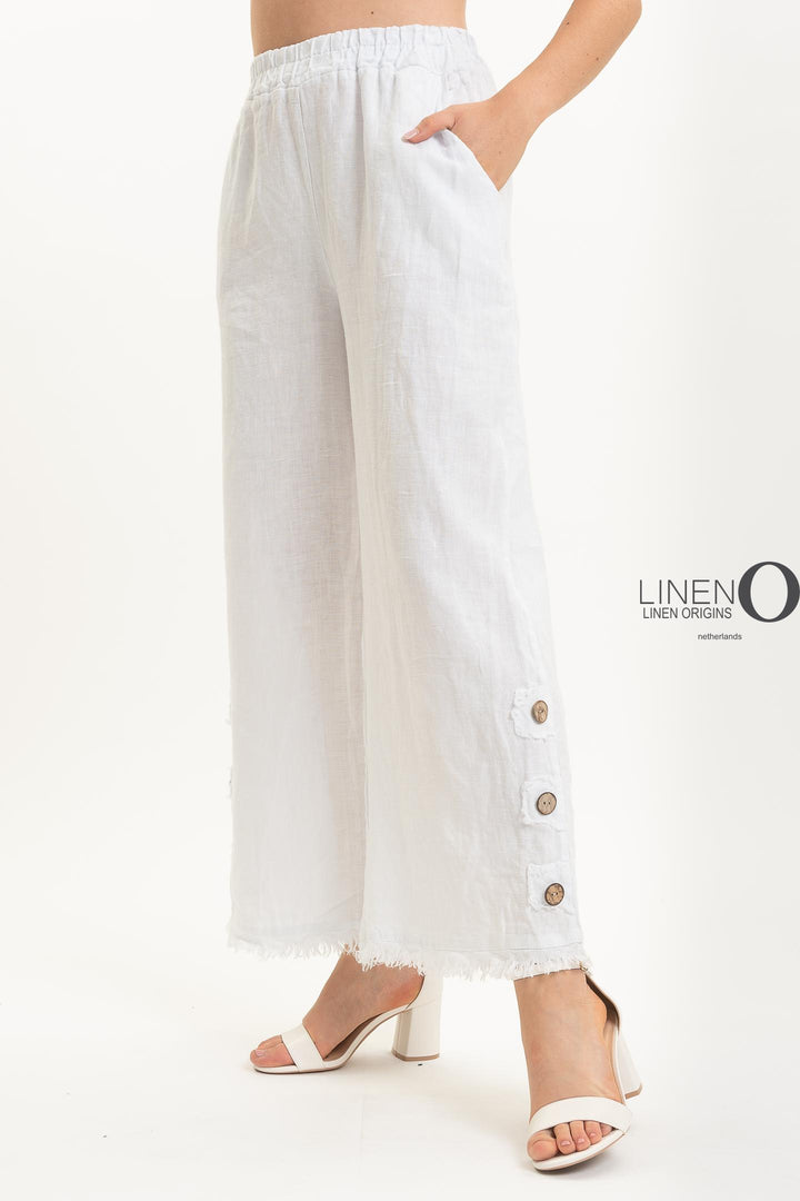 French Linen Pant Premium Woven - Breathable Naturals | Glam & Fame Clothing
