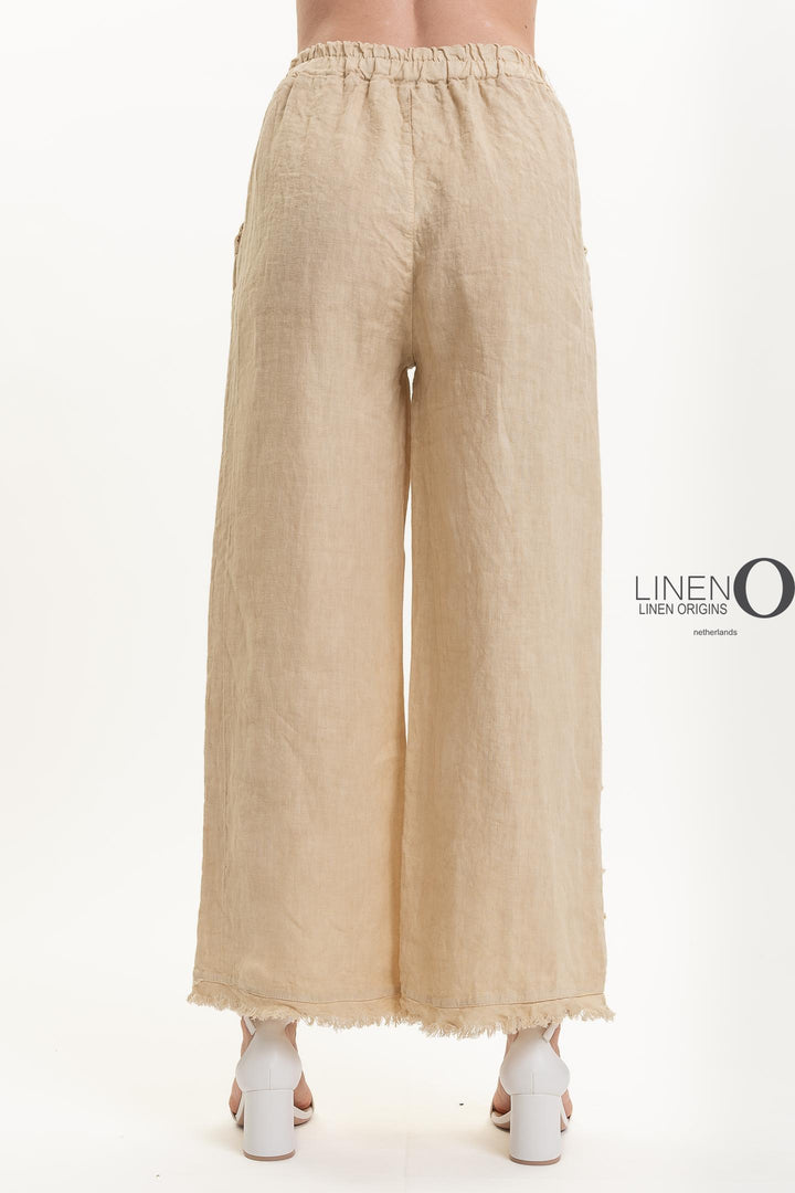 French Linen Pant Premium Woven - Breathable Naturals | Glam & Fame Clothing