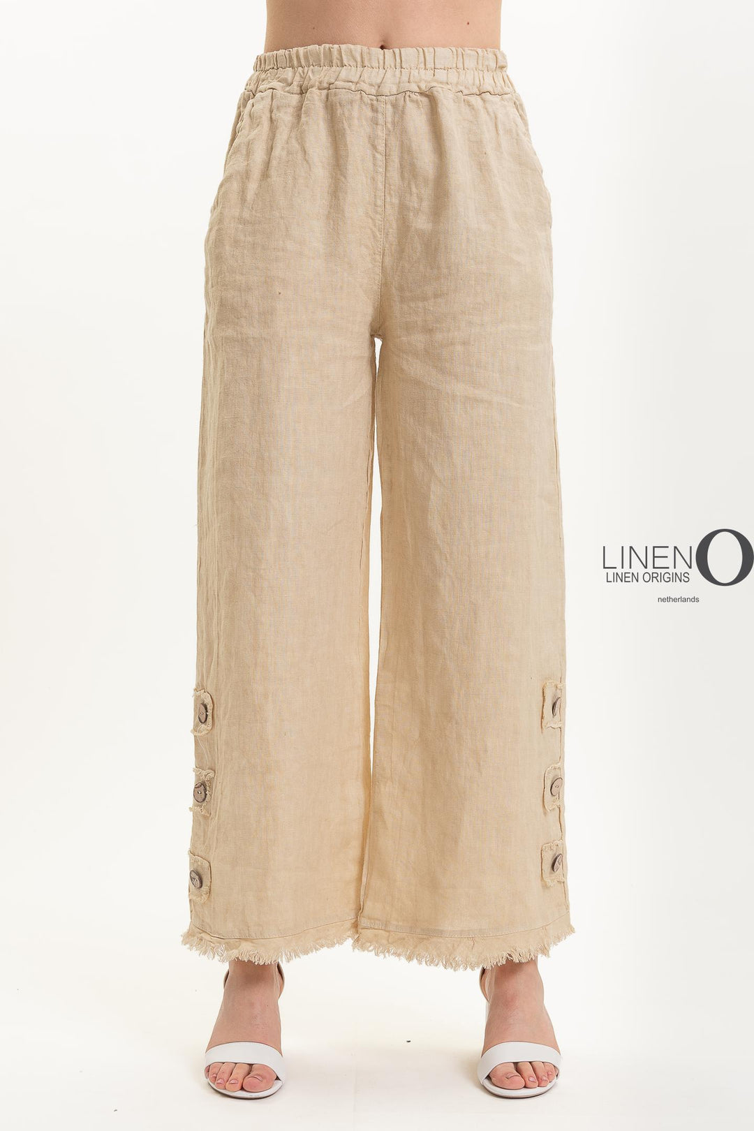 French Linen Pant Premium Woven - Breathable Naturals | Glam & Fame Clothing