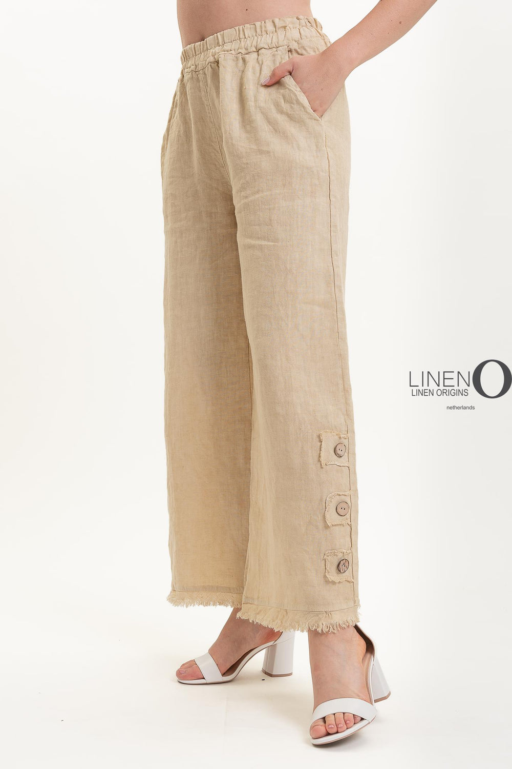 French Linen Pant Premium Woven - Breathable Naturals | Glam & Fame Clothing