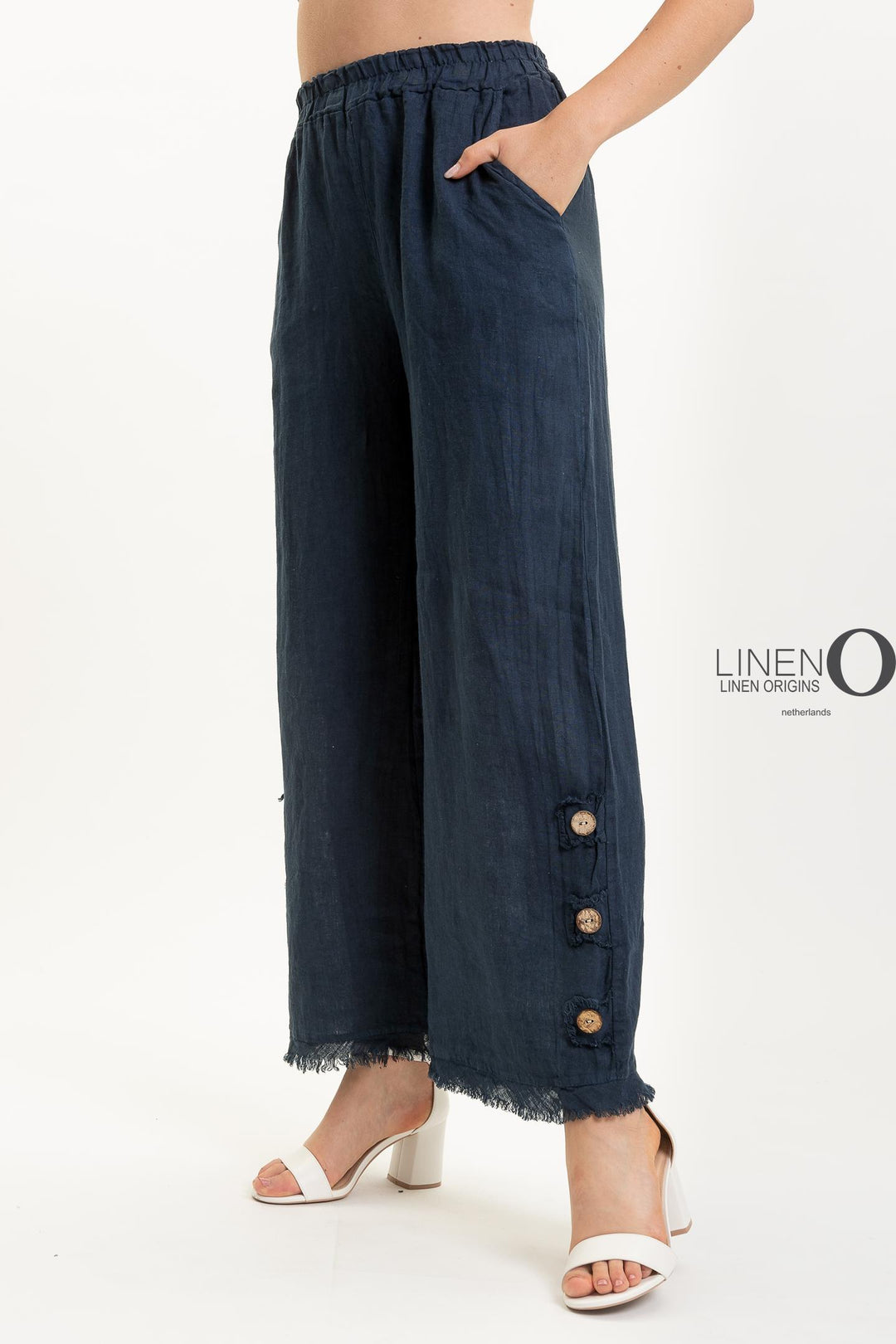 French Linen Pant Premium Woven - Breathable Naturals | Glam & Fame Clothing