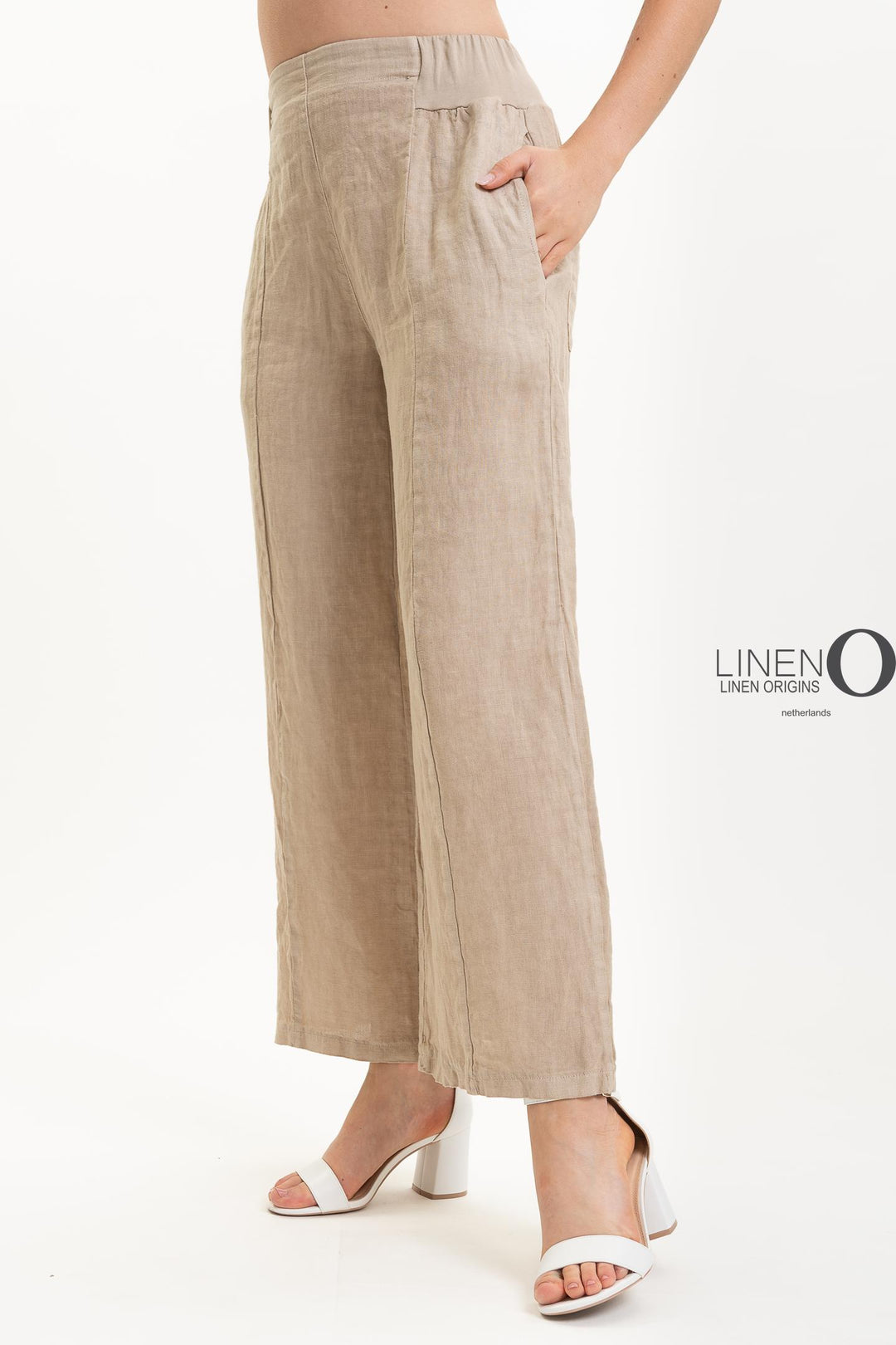 French Linen Pant Premium Woven - Breathable Naturals | Glam & Fame Clothing