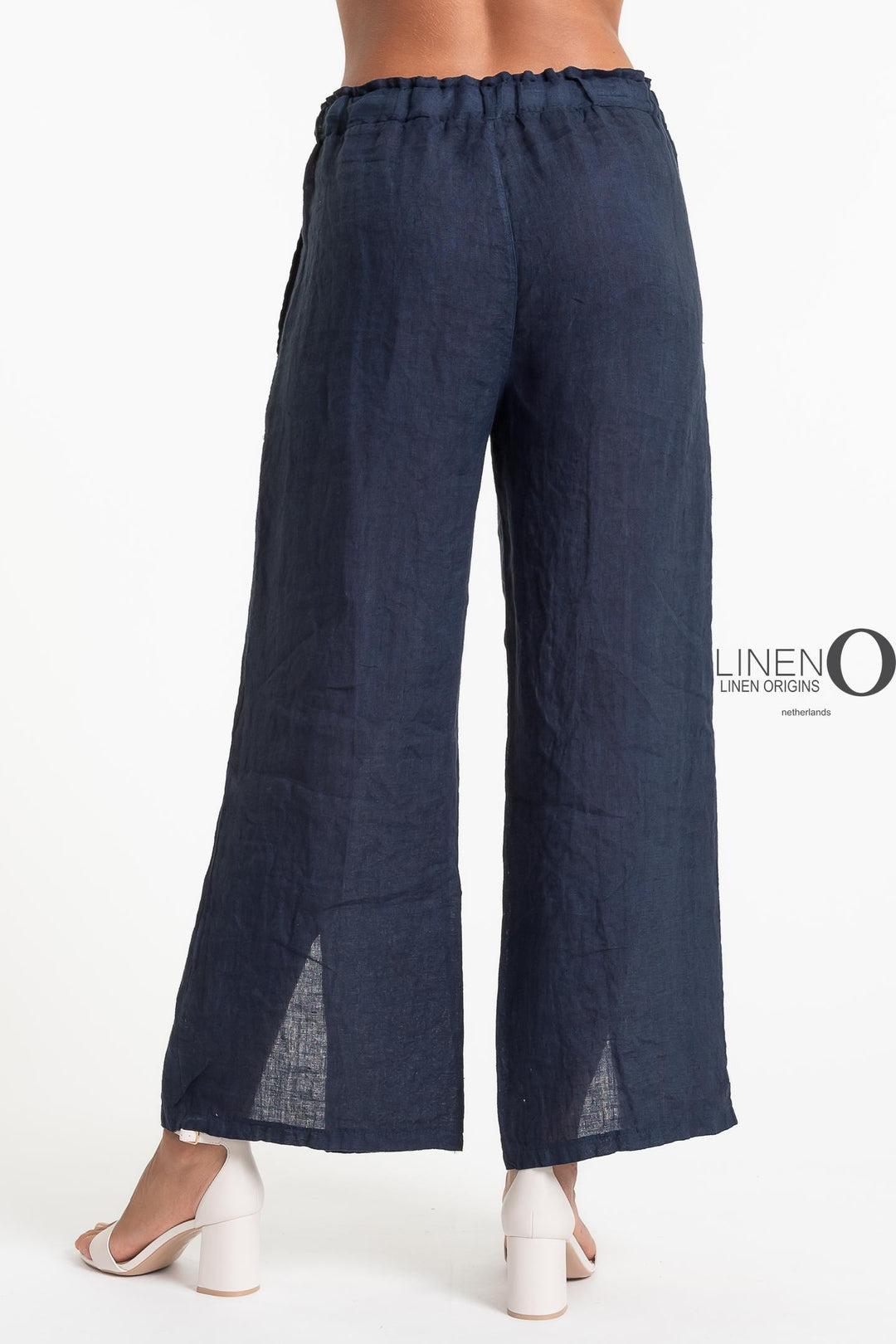 French Linen Pant Front Slits - Breathable Naturals | Glam & Fame Clothing