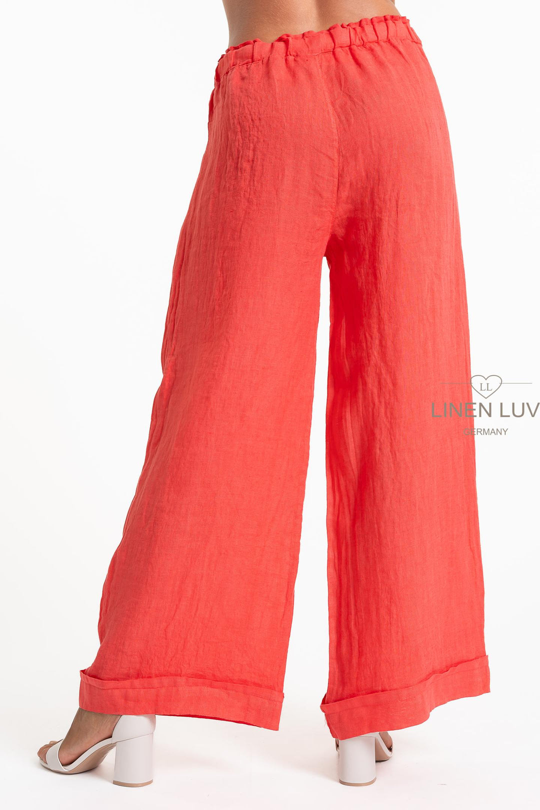 French Linen Trouser Premium Woven - Breathable Naturals | Glam & Fame Clothing