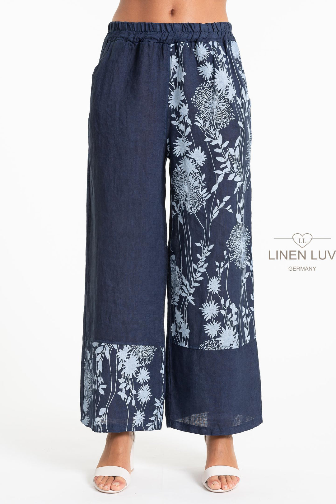 Premium French Linen Holiday Pant - Breathable Naturals | Glam & Fame Clothing