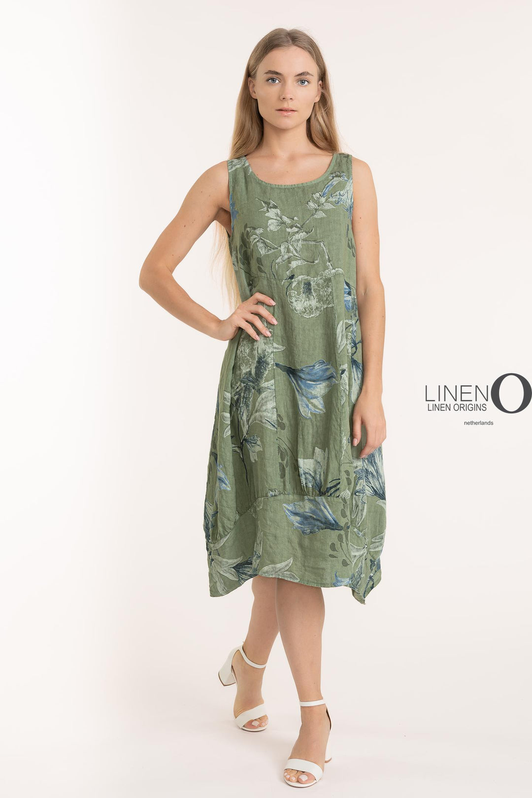 French Linen Shift Midi With Pockets - Breathable Naturals | Glam & Fame Clothing