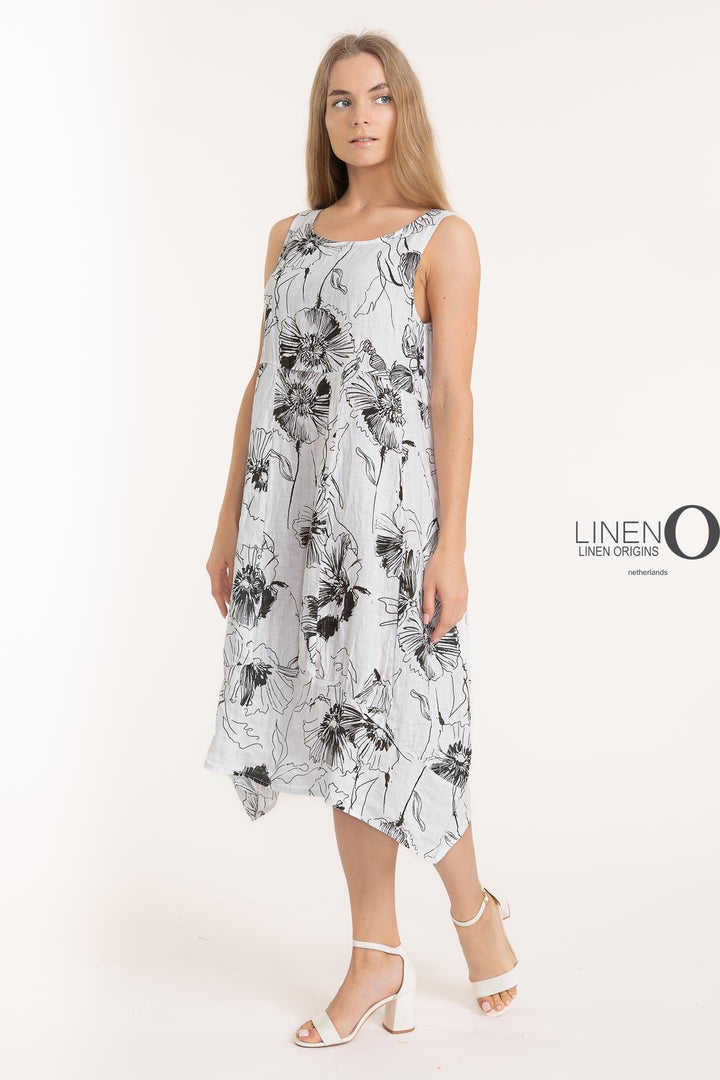 French Linen Shift Midi With Pockets - Breathable Naturals | Glam & Fame Clothing