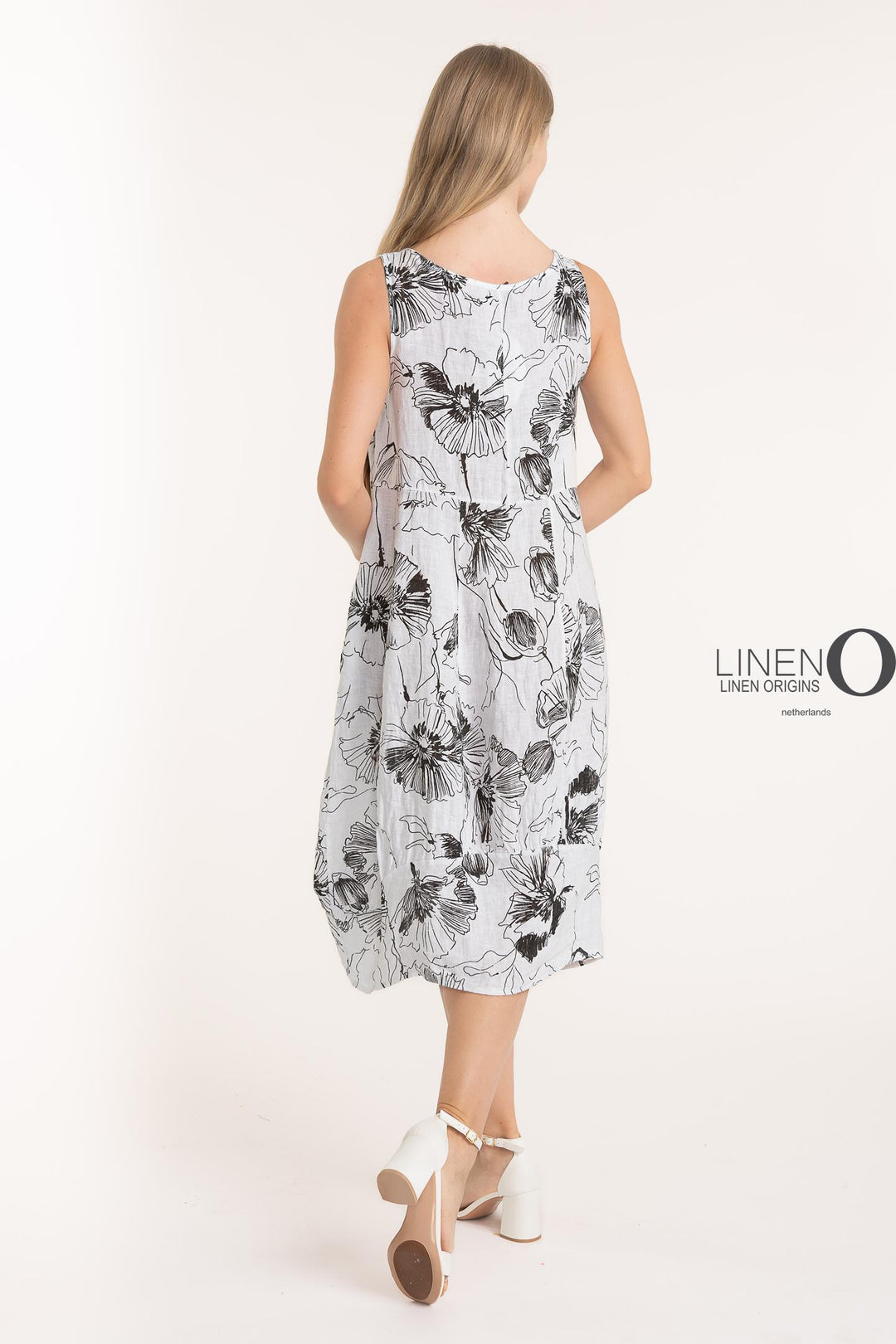 French Linen Shift Midi With Pockets - Breathable Naturals | Glam & Fame Clothing