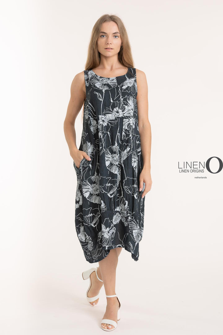 French Linen Shift Midi With Pockets - Breathable Naturals | Glam & Fame Clothing