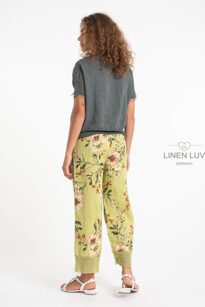 French Linen Blouse Raw Edge - Breathable Naturals | Glam & Fame Clothing