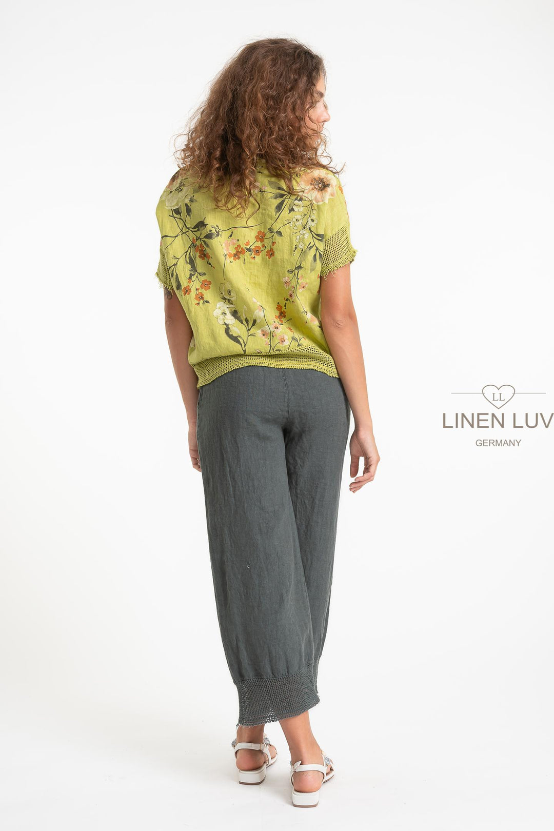 French Linen Blouse Raw Edge - Breathable Naturals | Glam & Fame Clothing