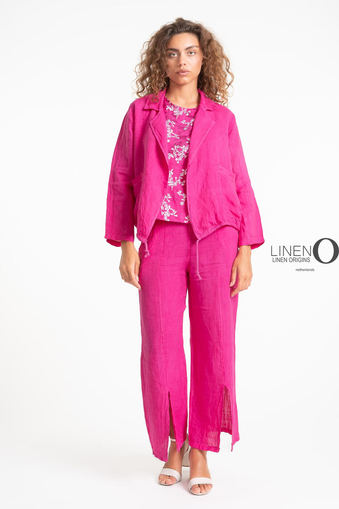 French Linen Jacket - Breathable Naturals | Glam & Fame Clothing