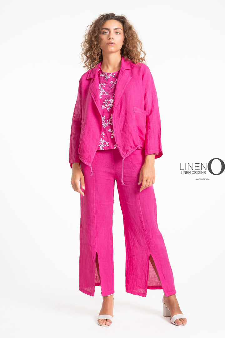 French Linen Jacket - Breathable Naturals | Glam & Fame Clothing