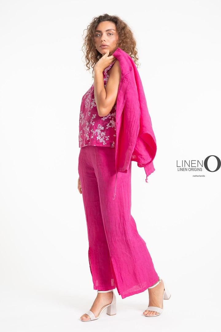 French Linen Jacket - Breathable Naturals | Glam & Fame Clothing