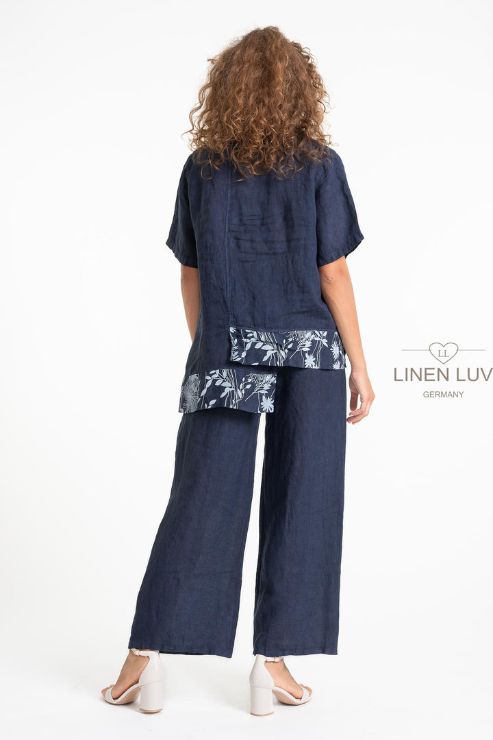 French Linen Holiday Blouse - Breathable Naturals | Glam & Fame Clothing