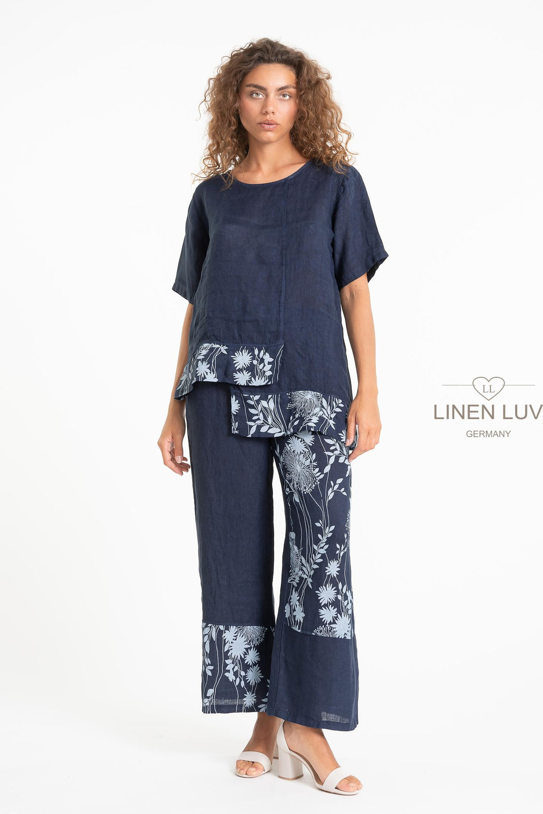 French Linen Holiday Blouse - Breathable Naturals | Glam & Fame Clothing