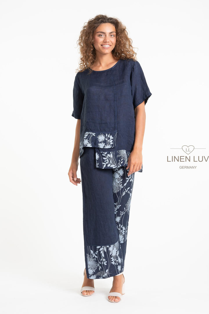 French Linen Holiday Blouse - Breathable Naturals | Glam & Fame Clothing