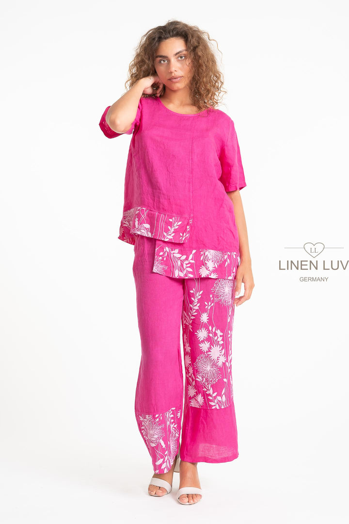 French Linen Holiday Blouse - Breathable Naturals | Glam & Fame Clothing