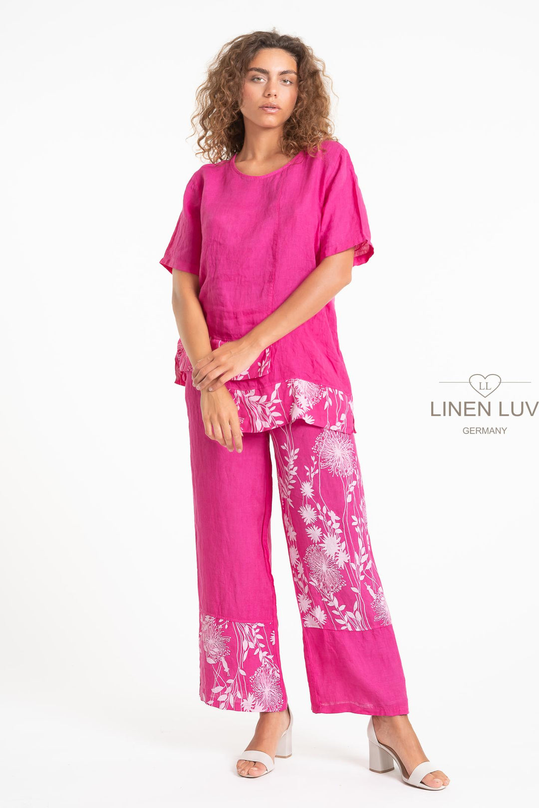 French Linen Holiday Blouse - Breathable Naturals | Glam & Fame Clothing