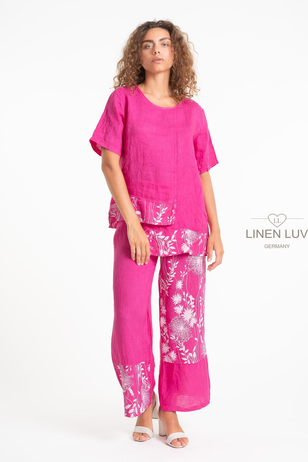 French Linen Holiday Blouse - Breathable Naturals | Glam & Fame Clothing