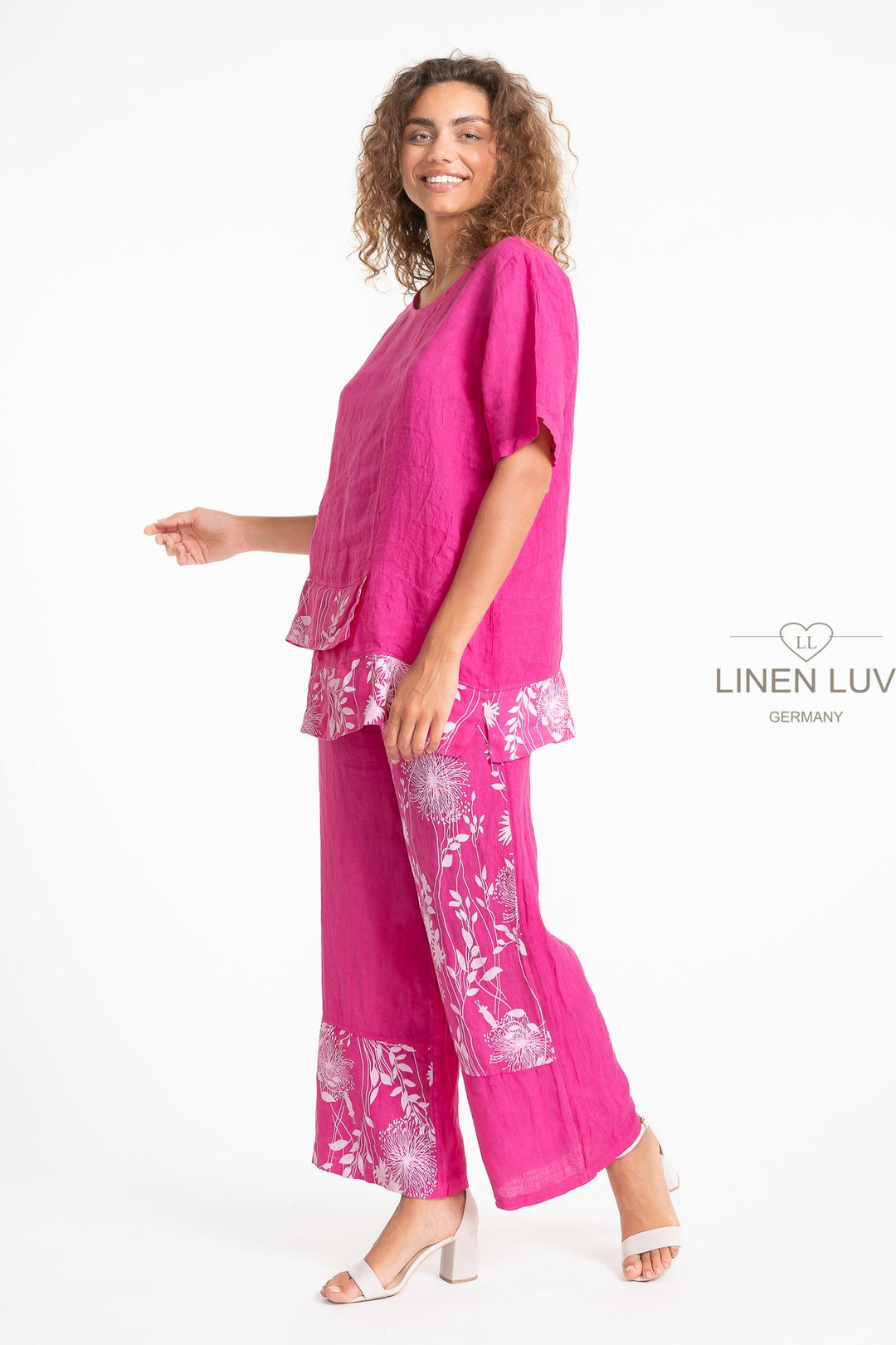 French Linen Holiday Blouse - Breathable Naturals | Glam & Fame Clothing